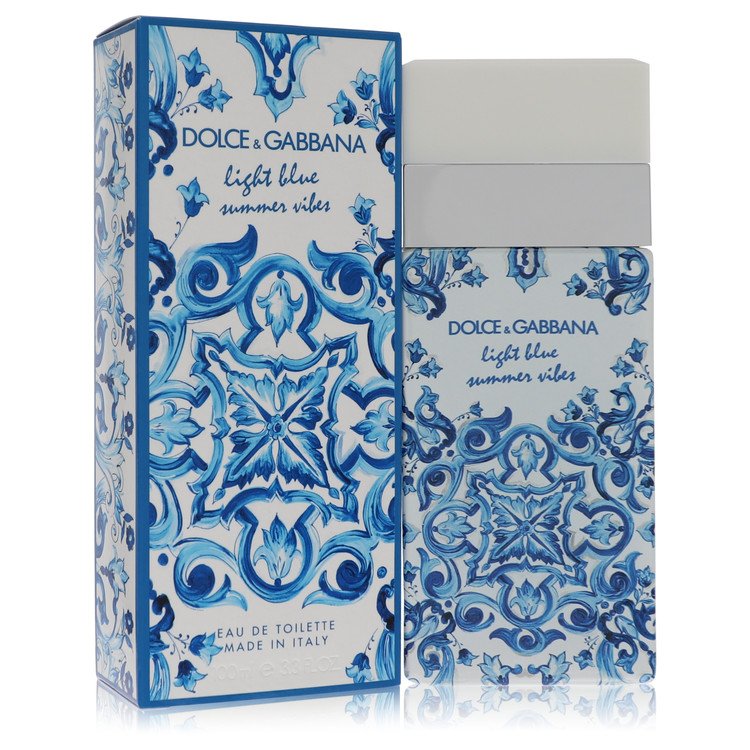 Light Blue Summer Vibes by Dolce & Gabbana Eau De Toilette Spray 3.4 oz Light Blue Summer Vibes by Dolce & Gabbana Eau De Toilette Spray 3.4 oz